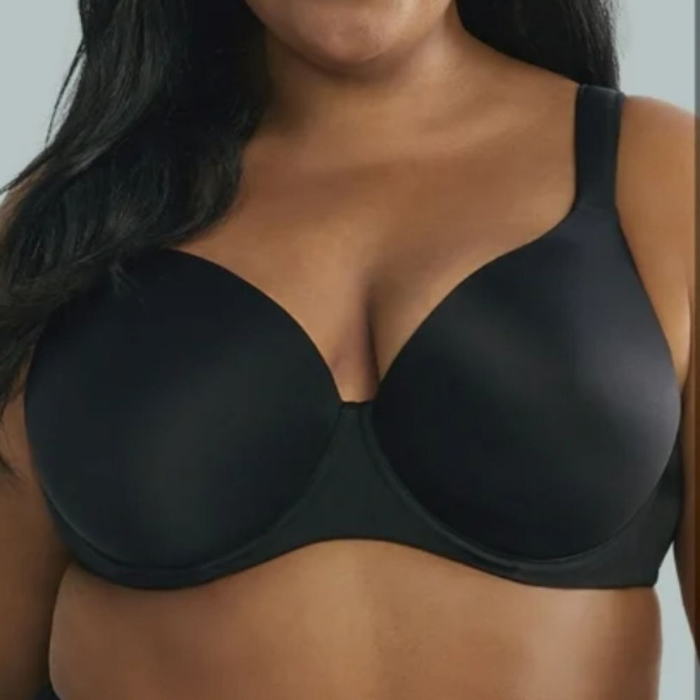DreamFit Plus Size Full Coverage Underwire Everyday Smoothing T-shirt Bra, 46DDD